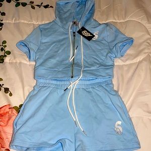 Light blue two piece set